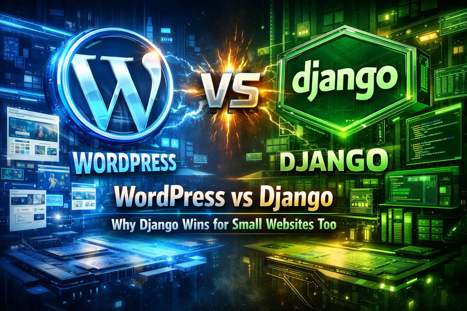 WordPress vs Django: Why Django Wins for Small Websites Too
